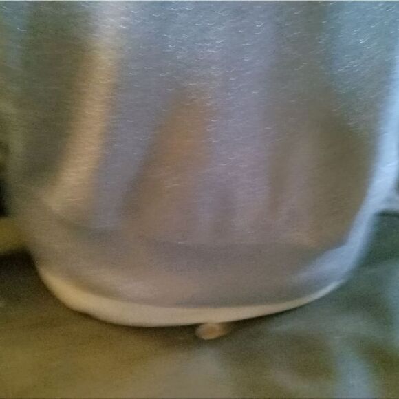 Silver Sparkle Scoop Neck Sweater. Woman's 1X. Like New. - Picture 5 of 6